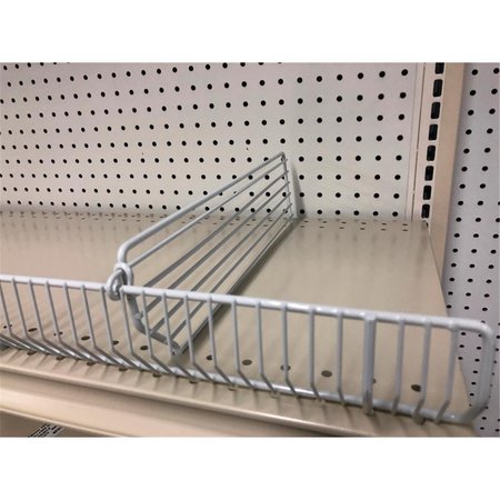 TRION 3 x 0.5 x 16 in. Powder Coated Gray Shelving Unit - Pack of 20 9007313